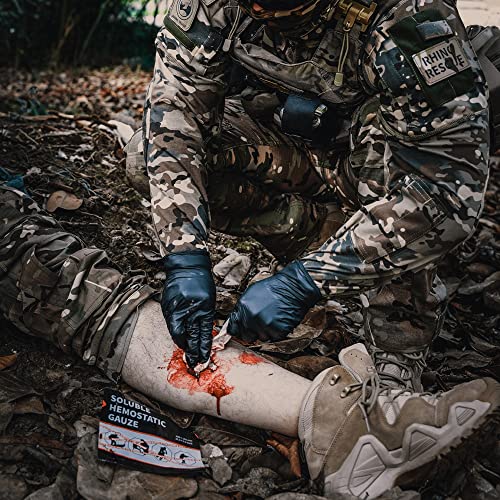 RHINO RESCUE Hemostatic Gauze Dressing 4"*35"(3ft) for Combat (1 Count) - size: 1 Count