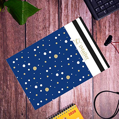 100 Count - 12 x 15.5 inch Poly Mailer Envelope Thank You Blue Polka Dot Mailing Shipping Bags-Self Seal - color: Blue Polka Dot, size: 12" x 15.5"