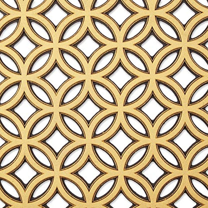 DII Rubber Doormats Collection All Weather, 18x30, Gold Double Ring - color: Gold Double Ring, size: 1'6" x 2'6" (Rectangular)