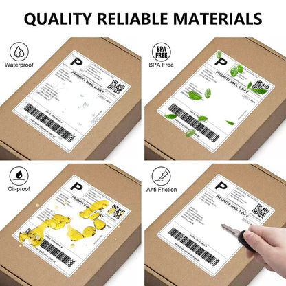 4"x6" Direct Thermal Shipping Labels, 220 Labels/Roll - Thermal Shipping Label Printer Paper Postage Mailing Labels Compatible with Rollo, MUNBYN Label Printer (4 Rolls) - size: Roll- 880 Labels