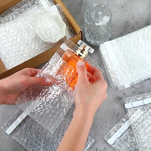 Perkoop Bubble Bags Double Bubble Pouches, 4 x 5.5 Inch, 120 Pcs - size: 4 x 5.5 Inch