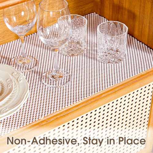 Shelf Liner for Kitchen Cabinets and Drawers, White, 18" x 240" - color: White, size: 18"W x 240"L