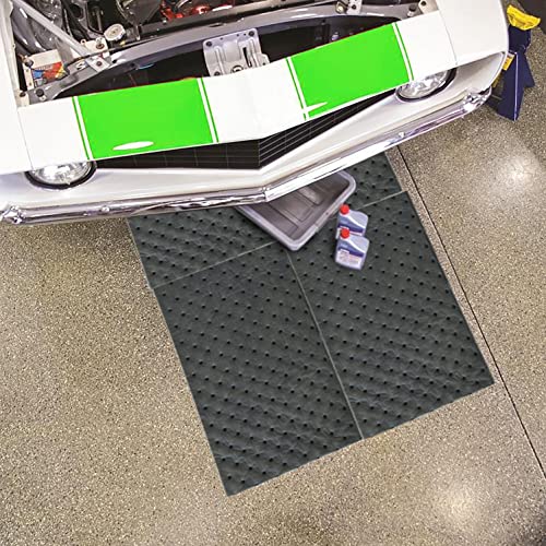ATERET Oil Mat I Extra Strength Sorbent Lightweight Dimpled Bonded Absorbent Pad I 16" x 18" I 200 Universal Absorbing Pads I Grey (5 Pack) - size: 5 Pack (Bag of 200)