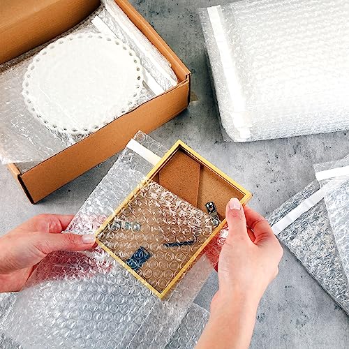 Perkoop Bubble Bags Double Bubble Pouches, 6 x 8.5 Inch, 120 Pcs - size: 6 x 8.5 Inch