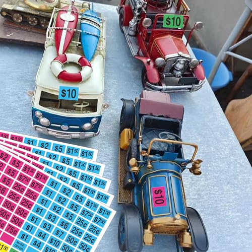 2240 Pcs Garage Sale Stickers,1/2" X 3/4" Pre-Printed Yard Sale Tag Sticker - style: Rectangular - 2240pcs