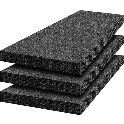 Yaomiao 3 Sheets Polyethylene Foam Pack Inserts, 3 Sheets, 54 x 16 x 2''