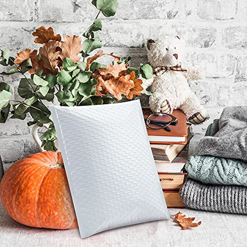 UCGOU Bubble Mailers 5x8.6" Usable Size 5x7" Padded Envelope White 100 Pack - color: White, size: 5x8.6" 100PC