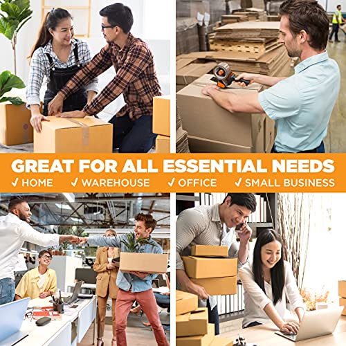 Tape King® Clear Packing Tape (12 Rolls) | 60 Yards Per Roll Heavy Duty Packing Tape 2.7mil Strong Adhesive for Moving Boxes, Shipping Cartons, Office Use, Storage & Wrapping - size: 2" Wide, 2.7 Mil Thick, 60 yd.