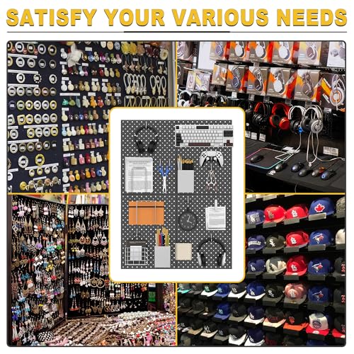 Ultrawall Pegboard Display Stand, Metal Tabletop Pegboard Display - size: 4Pack 12"X16"