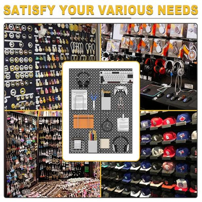 Ultrawall Pegboard Display Stand, Metal Tabletop Pegboard Display - size: 4Pack 12"X16"