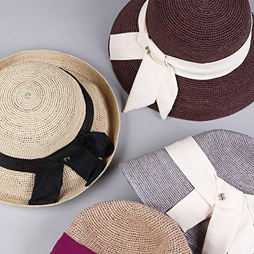 316Yard Rayon Raffia Paper Yarn for Crochet - Blush Pink Ribbon for Knit Summer Sun Hat, Beach Bag, Craft DIY Decoration