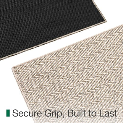 LUMI Ultra Thin Runner Rug for Hallway 2'8"x8', Entryway Rug, Beige - color: Beige, size: 2'8" x 8' (32"x96")