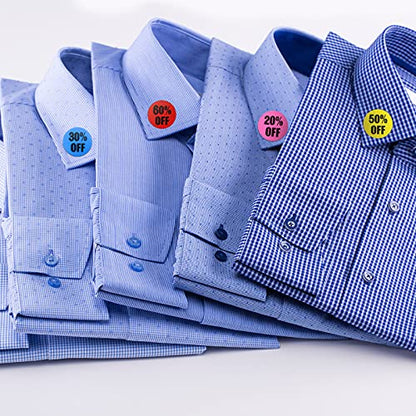 Tenare 6 Rolls/3000 Pcs Percent Off Sticker 10 to 60 Percent, Vivid Style - style: Vivid Style