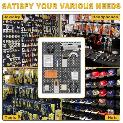 Ultrawall Pegboard Display Stand, Metal Tabletop Pegboard Display - size: 2Pack 12"X16"