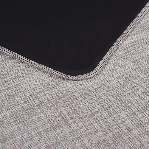 Office Chair Mat for Hardwood Floors,Thick Rubber Mat – Heavy Duty Anti-Slip Protection for Rolling Chairs, Home Office Desk Rug (Beige, 36"×48")