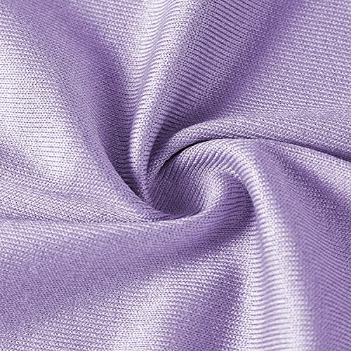 Puomue 6 Pack Microfiber Glass Cleaning Cloth, 16 Inch x 16 Inch, Lint Free Quickly Clean Window, Glasses, Windshields, Mirrors, and Stainless Steel, Purple - color: Purple