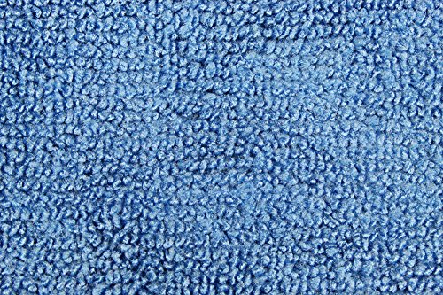 CleanAide Ultrasonic-Cut 300 GSM Microfiber Cleaning Towels, Lint-Free, Scratch-Free, Highly Absorbent, Durable & Reusable with Label-Free Edges for Auto, Home & Commercial Use, 14" x 14", 12-Pack, - color: Blue