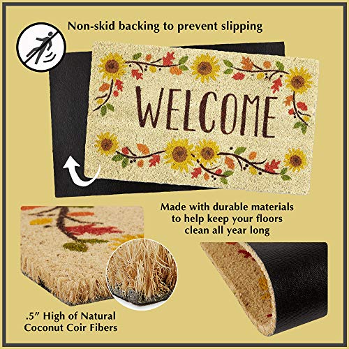 DII Rubber Doormats Collection All Weather, 18x30, Lattice - color: Lattice, size: 1'6" x 2'6" (Rectangular)