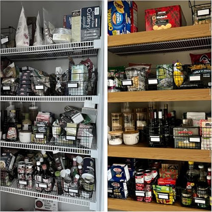 5 Pack Wire Shelf Covers,18x16x2in Wire Rack Covers for Pantry - color: #01 White, size: 18x16x2 in
