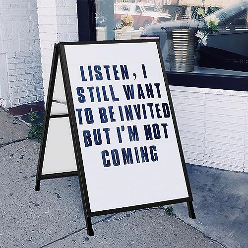 AKTOP Heavy Duty A Frame Sidewalk Signs 24 x 36 Inch - style: Basic