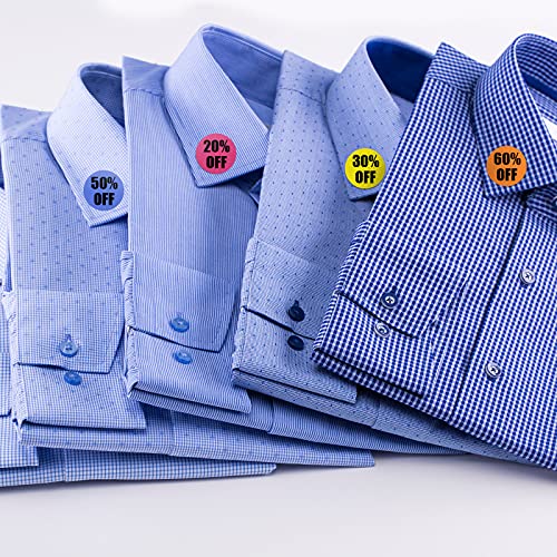 Tenare 6 Rolls/3000 Pcs Percent Off Sticker 10 to 60 Percent, Chic Style - style: Chic Color