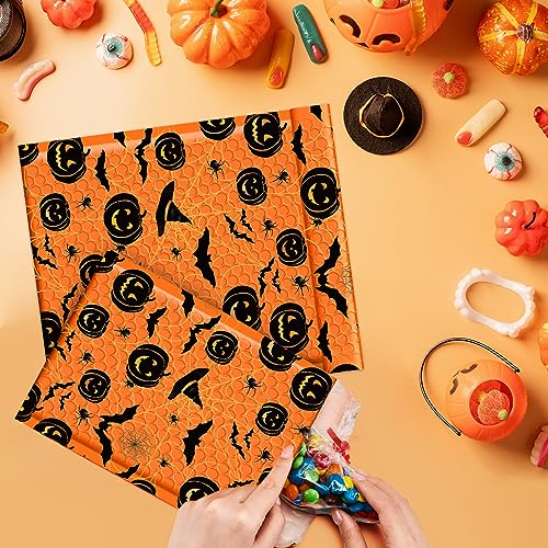 Fuxury Bubble Mailers 8.5x12 Inch 40 Pack Halloween Padded Envelopes - color: Orange, size: 8.5x12" 40 PC