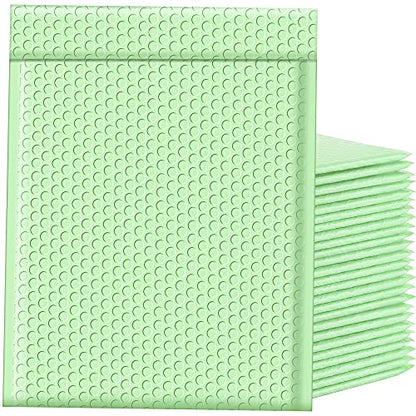 Famagic Mint Green Bubble Mailers 10.5x16 for Clothing, 25pc Usable 10.5x15 - color: Mint Green, size: 10.5x16 Inches