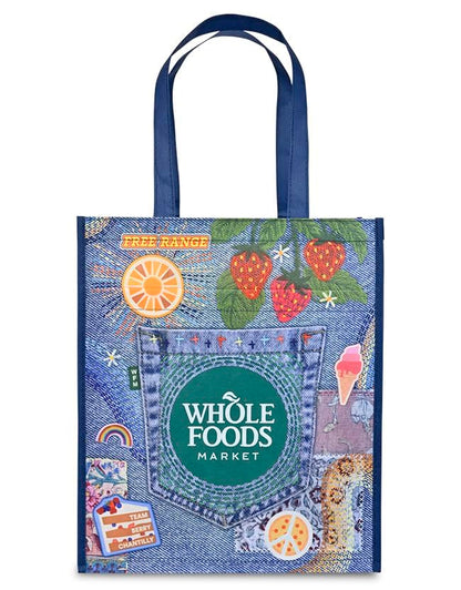 Whole Foods Market, Reusable Bag Large, 7 Gallon - size: 1 EA