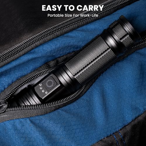 Rechargeable LED 99,000 Flashlights High Lumens 2-Pack Bright Flash Light