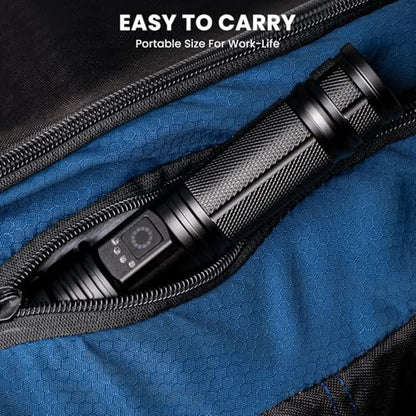 Rechargeable LED 99,000 Flashlights High Lumens 2-Pack Bright Flash Light