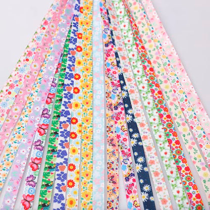 QingHan 3/8" Grosgrain Ribbon for Gifts Wrapping Crafts Boutique Fabric Ribbon 160yd (80x2yd) - color: 160yd grosgrain ribbon