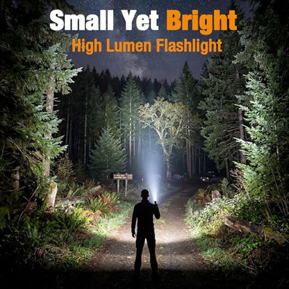 EverBrite Mini Flashlight, Zoomable LED Flash Light, 3 Modes, 3AAA Batteries Included, Handheld Small Flashlight for Camping, Emergency, Home – Black (Pack of 2) - color: Black, size: Small (Pack of 2)