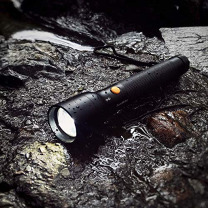 EverBrite Tactical Flashlight, 900 Lumen Zoomable, 3 Light Modes - color: Black, size: Large
