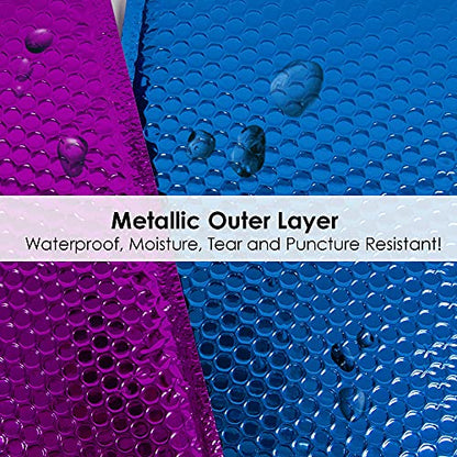 BAZIC Products #5 Metallic Bubble Mailers, 10.5 x 15 In, 4-Set - size: 4-Pack