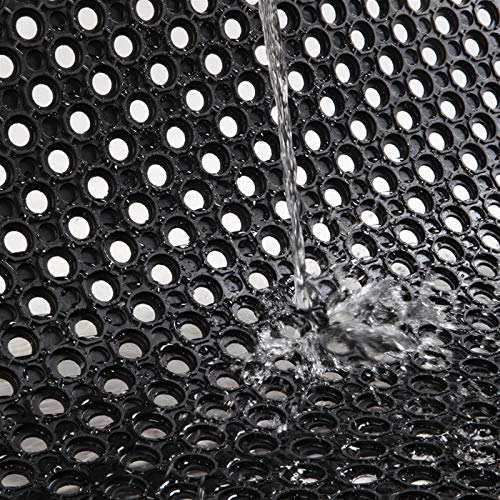 Lovinland Ourdoor Rubber Floor Mat for Outside Entrance 60"x35"
