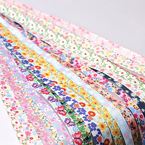 QingHan 3/8" Grosgrain Ribbon for Gifts Wrapping Crafts Boutique Fabric Ribbon 160yd (80x2yd) - color: 160yd grosgrain ribbon
