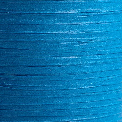 Italian Options Paper Raffia Ribbon 7mm x 100M - Royal Blue - color: Royal Blue