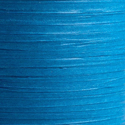 Italian Options Paper Raffia Ribbon 7mm x 100M - Royal Blue - color: Royal Blue