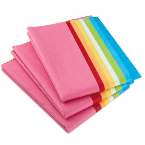 Hallmark Bulk Tissue Paper for Gift Bags, 120 Sheets (Classic Rainbow) - style: Bright Rainbow